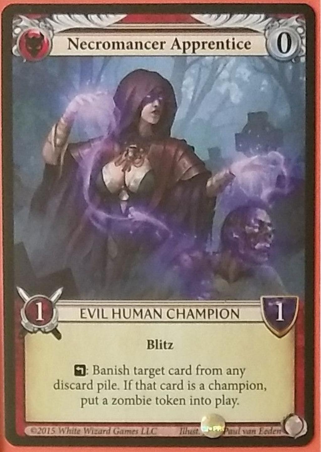 Epic Card Game: Necromancer Apprentice Promo Card